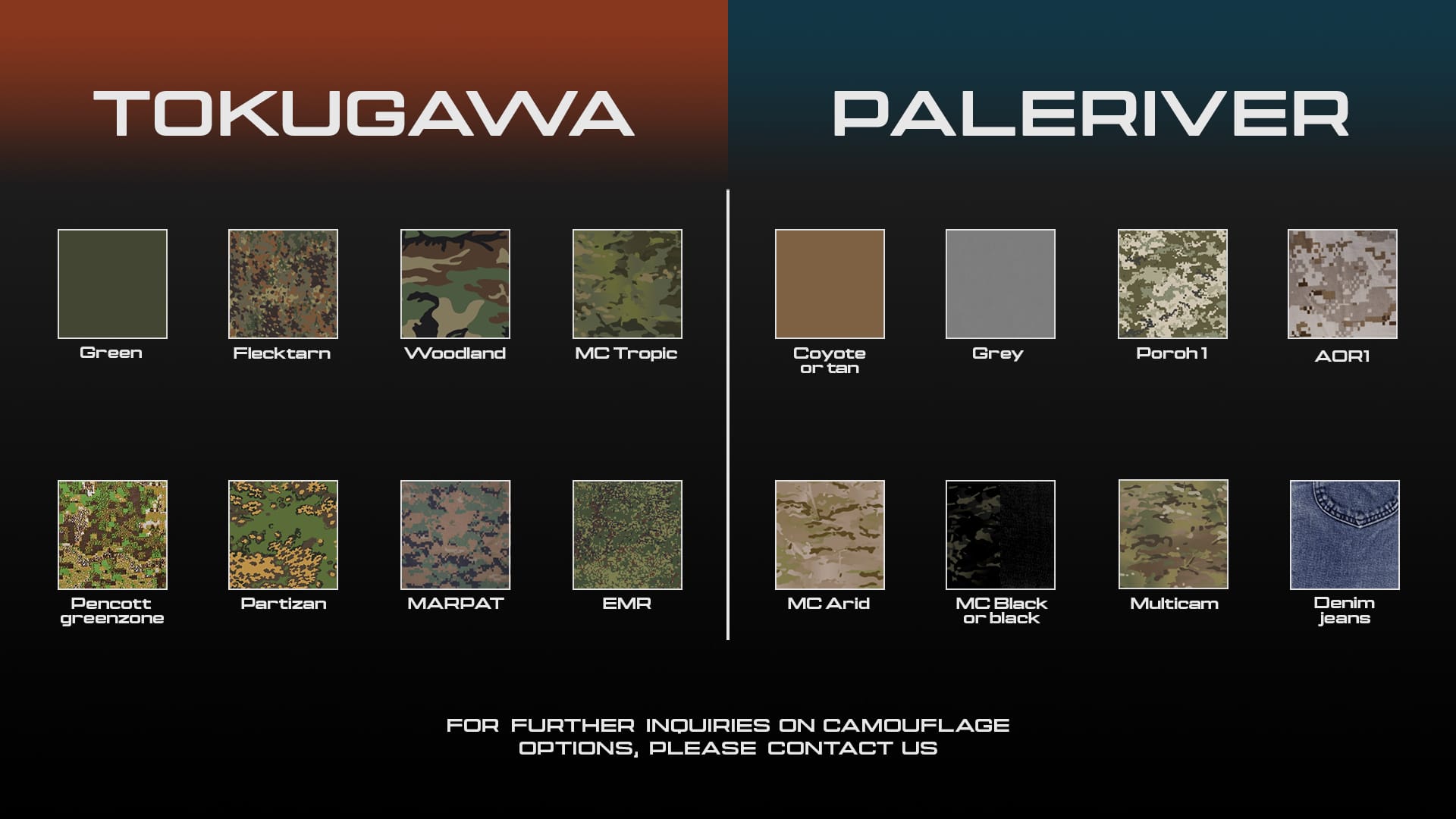 Faction Camos